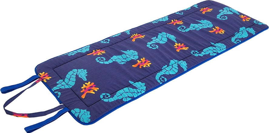 Modrý zahradní podsedák na lehátko 52x148 cm Seahorse – B.E.S. B.E.S.