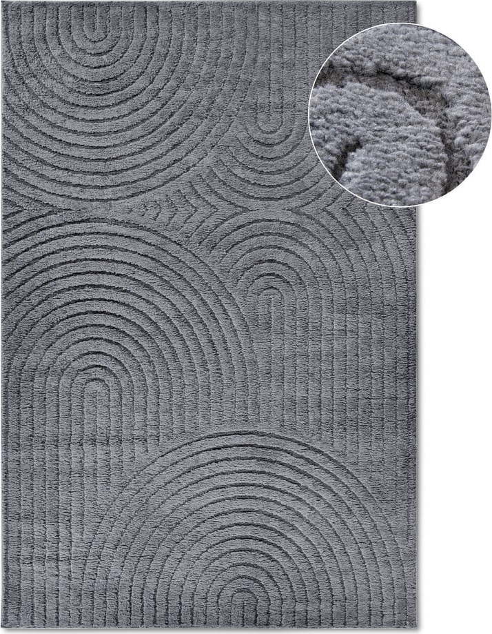 Antracitový koberec 160x235 cm Panglao New York Anthracite – Elle Decoration Elle Decoration
