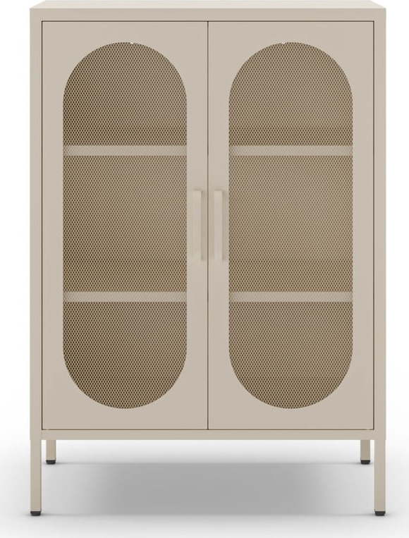 Krémová skříňka 70x100 cm Diora – Marckeric Marckeric