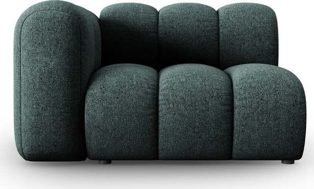 Tyrkysový modul pohovky (levý roh) Lupine – Micadoni Home Micadoni