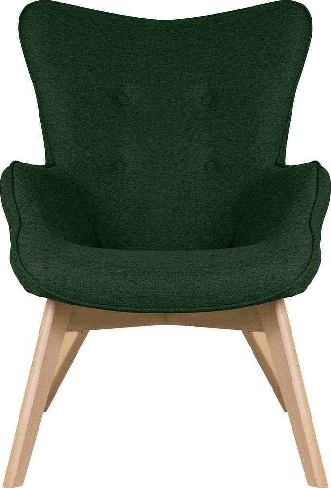 Tmavě zelené křeslo Niko – Ropez Ropez