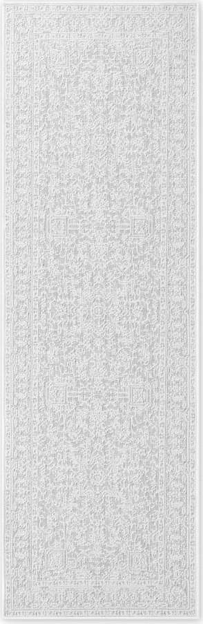 Vnitřní a venkovní běhoun v šedé a slonovinové barvě 80x250 cm Duet Kona – NORTHRUGS NORTHRUGS