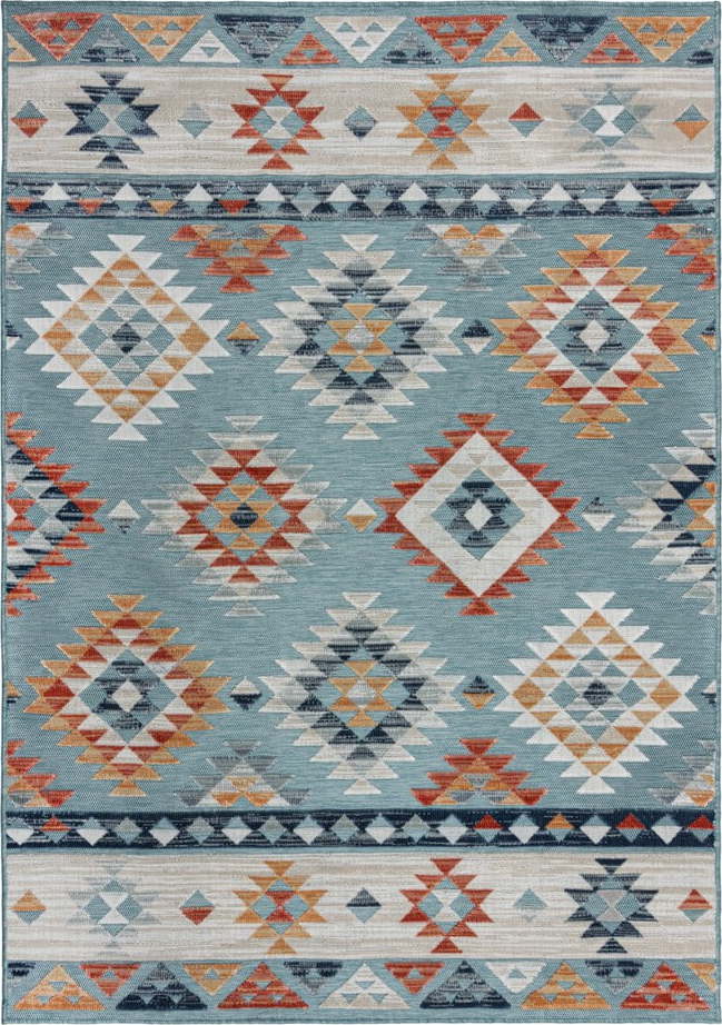 Modrý vnitřní a venkovní koberec 120x170 cm Avery Blue – Flair Rugs Flair Rugs
