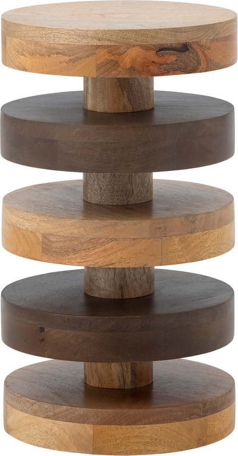 Kulatý odkládací stolek z mangového dřeva ø 25 cm Franka – Bloomingville Bloomingville