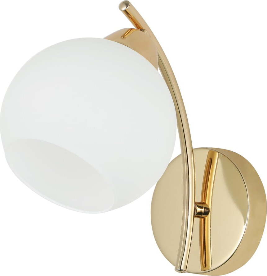 Nástěnné svítidlo v bílo-zlaté barvě Amos – Candellux Lighting Candellux Lighting