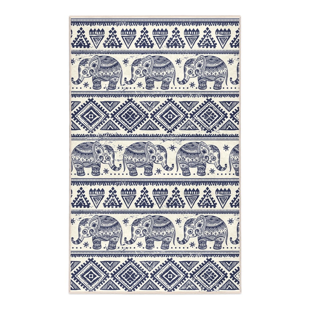 Modrý pratelný koberec 120x180 cm Elephant – Mila Home Mila Home