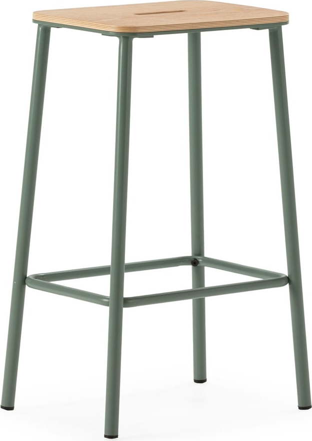 Zelené barové židle v sadě 2 ks (výška sedáku 65 cm) Abba – Marckeric Marckeric