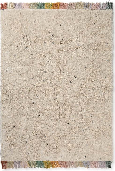 Krémový pratelný ručně tkaný bavlněný dětský koberec 170x240 cm Stardust – Lorena Canals Lorena Canals