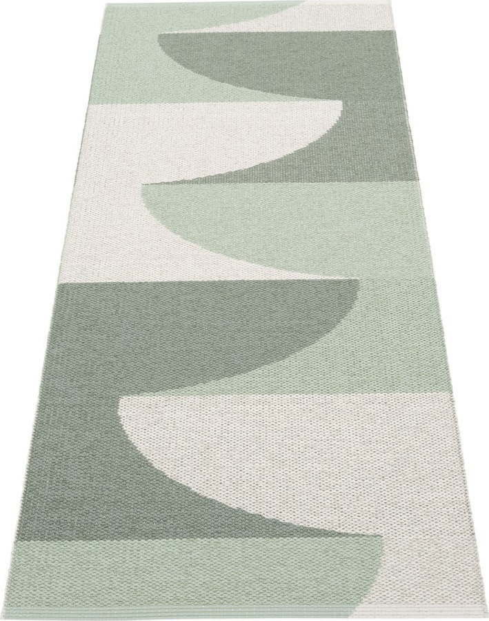 Zelený vnitřní a venkovní běhoun 70x180 cm Hill Army Misty Mint – Pappelina Pappelina