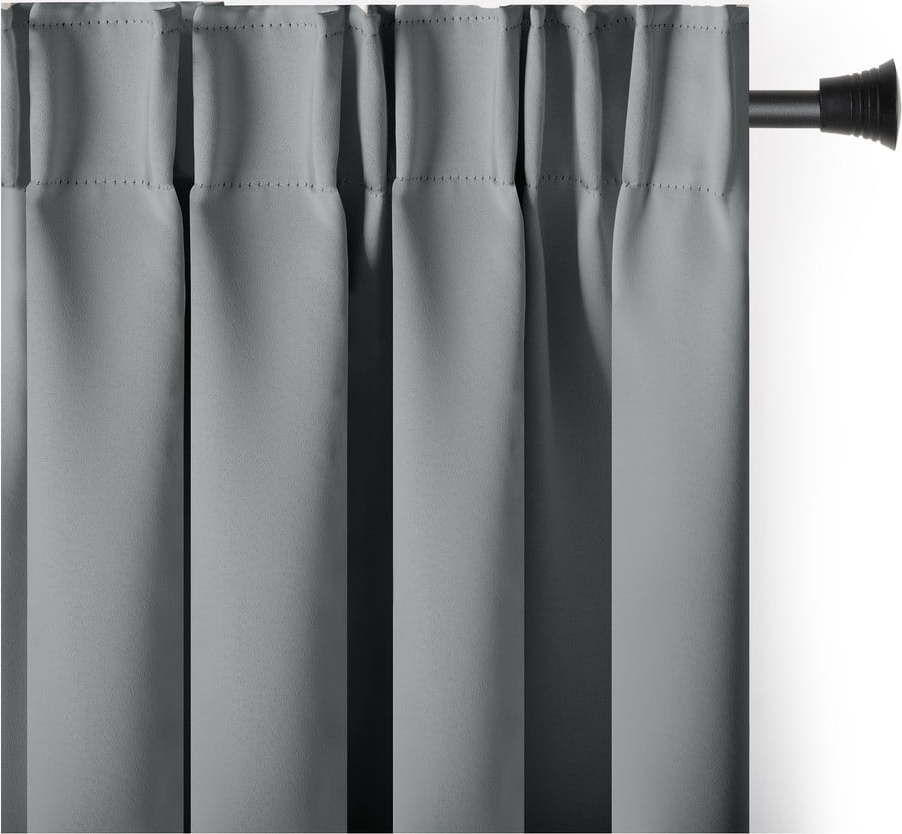 Šedý zatemňovací termo závěs 140x270 cm Pleat – Restilo Restilo