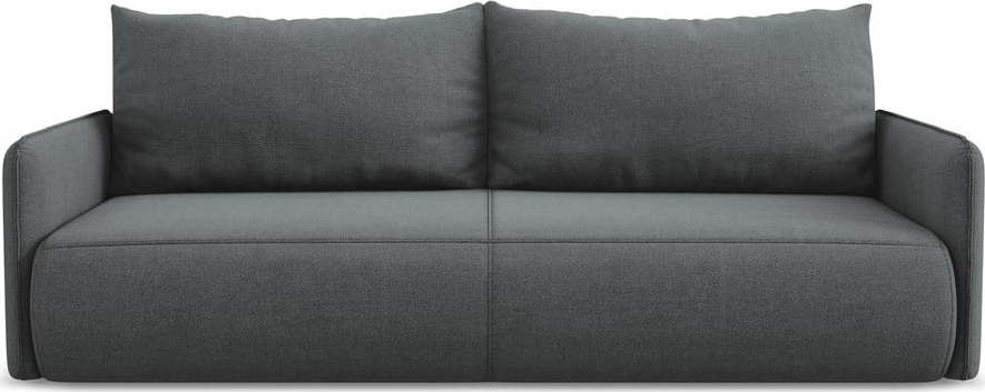 Šedá rozkládací/s úložným prostorem pohovka 216 cm Nanea – Makamii Makamii