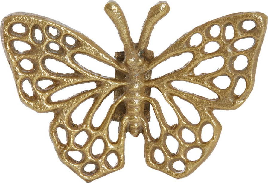 Kovová nástěnná dekorace 10x7 cm Butterfly – Light & Living Light & Living