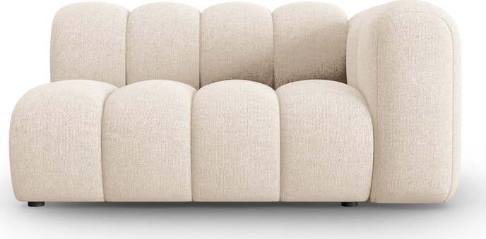 Krémový modul pohovky (pravý roh) Lupine – Micadoni Home Micadoni