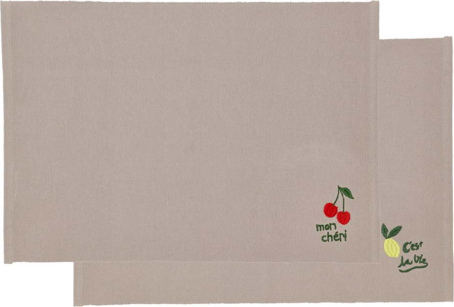 Bavlněná prostírání v sadě 2 ks 33x48 cm Bistro – Södahl Södahl