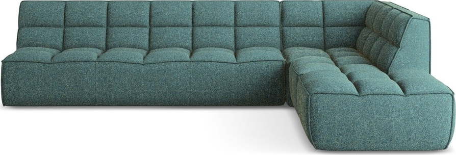 Tyrkysová modulární rohová pohovka (variabilní roh) Kalai – Makamii Makamii