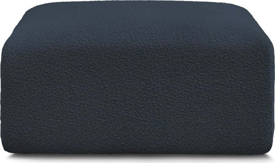 Tmavě modrá podnožka z textilie bouclé Tina – Bobochic Paris Bobochic Paris