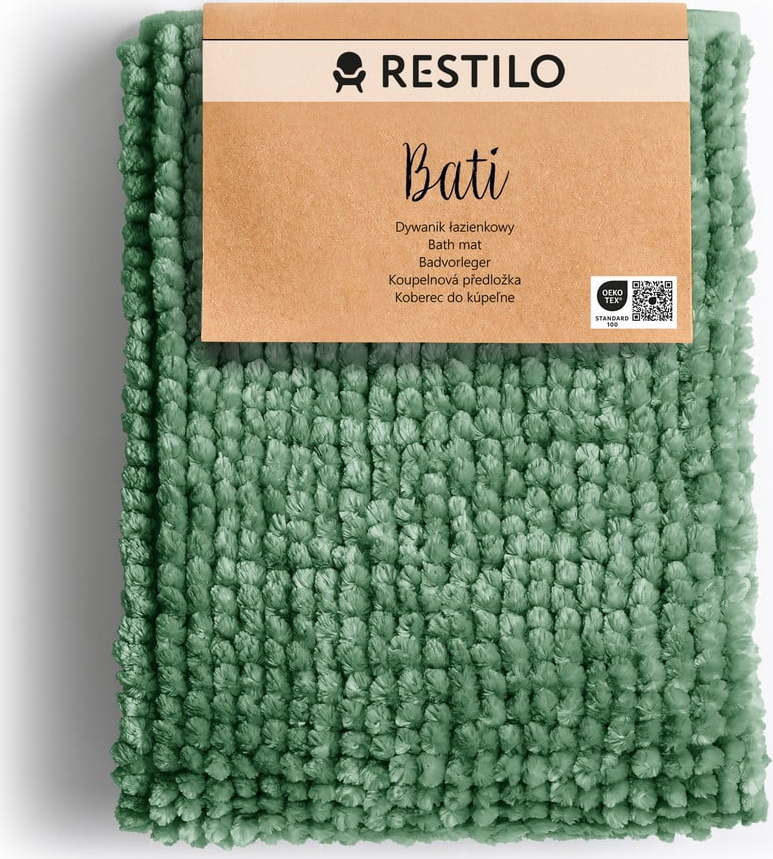 Zelená koupelnová předložka 70x120 cm Bati – Restilo Restilo