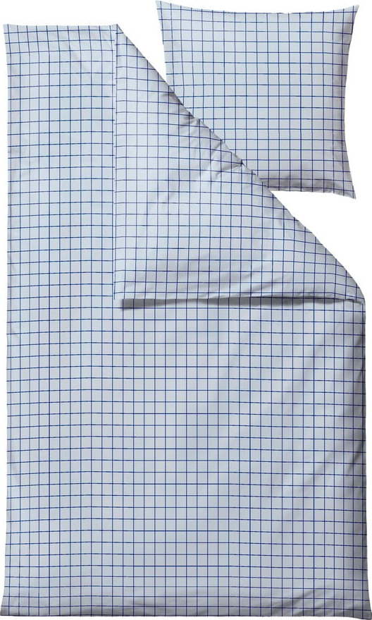 Světle modré povlečení na jednolůžko z bavlny Renforcé 140x200 cm Vista – Södahl Södahl