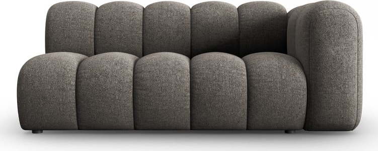 Tmavě šedý modul pohovky (pravý roh) Lupine – Micadoni Home Micadoni