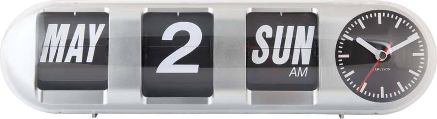 Nástěnné hodiny Tube Flip – Karlsson Karlsson