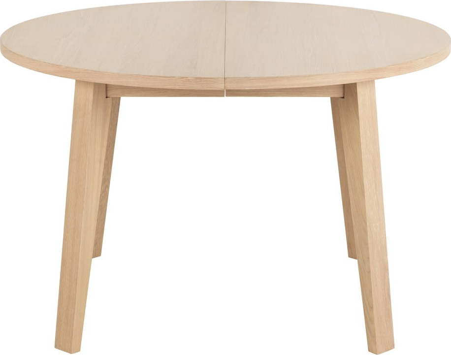 Kulatý rozkládací jídelní stůl s deskou v dubovém dekoru ø 120 cm A-Line – Actona Actona