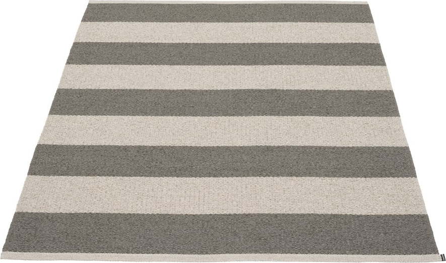Antracitovo-krémový vnitřní a venkovní koberec 140x180 cm Bob Charcoal Linen – Pappelina Pappelina