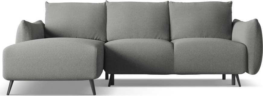 Světle šedá rohová pohovka (levý roh) Malie – Makamii Makamii