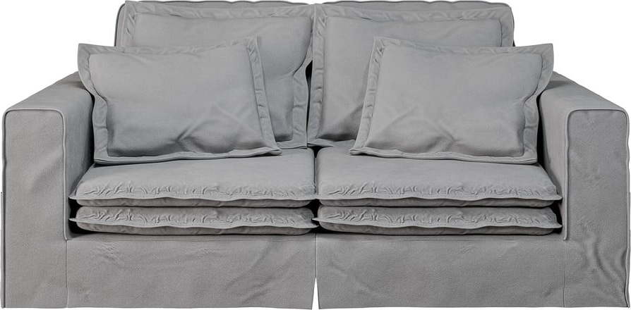 Světle šedá pohovka 196 cm Nora – Ropez Ropez