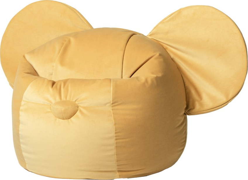 Žlutý dětský sedací vak Ears – The Brooklyn Kids The Brooklyn Kids