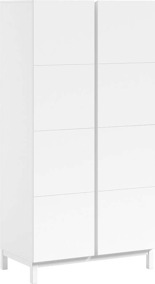 Bílá dětská šatní skříň 99x196x58 cm Eva – Vipack Vipack