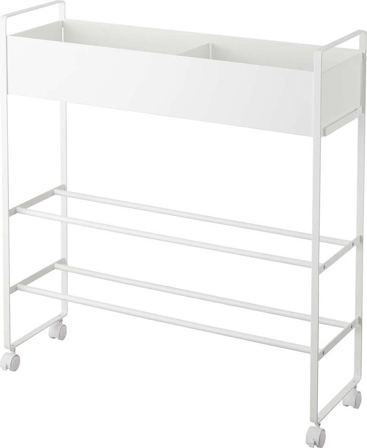 Bílý kovový dětský botník 74