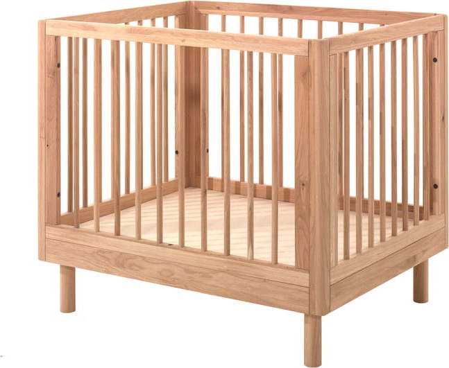 Dětská ohrádka z dubového dřeva v přírodní barvě 95x75 cm Forrest – Vipack Vipack
