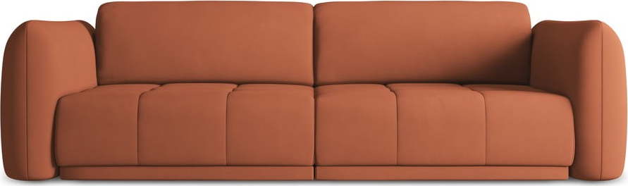 Oranžová pohovka 210 cm Hoku – Makamii Makamii