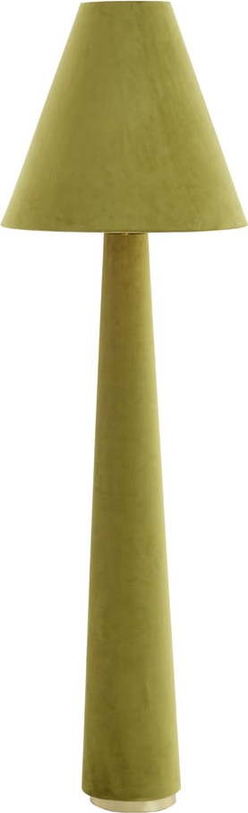 Zelená stojací lampa s textilním stínidlem (výška 168 cm) Devia – Light & Living Light & Living
