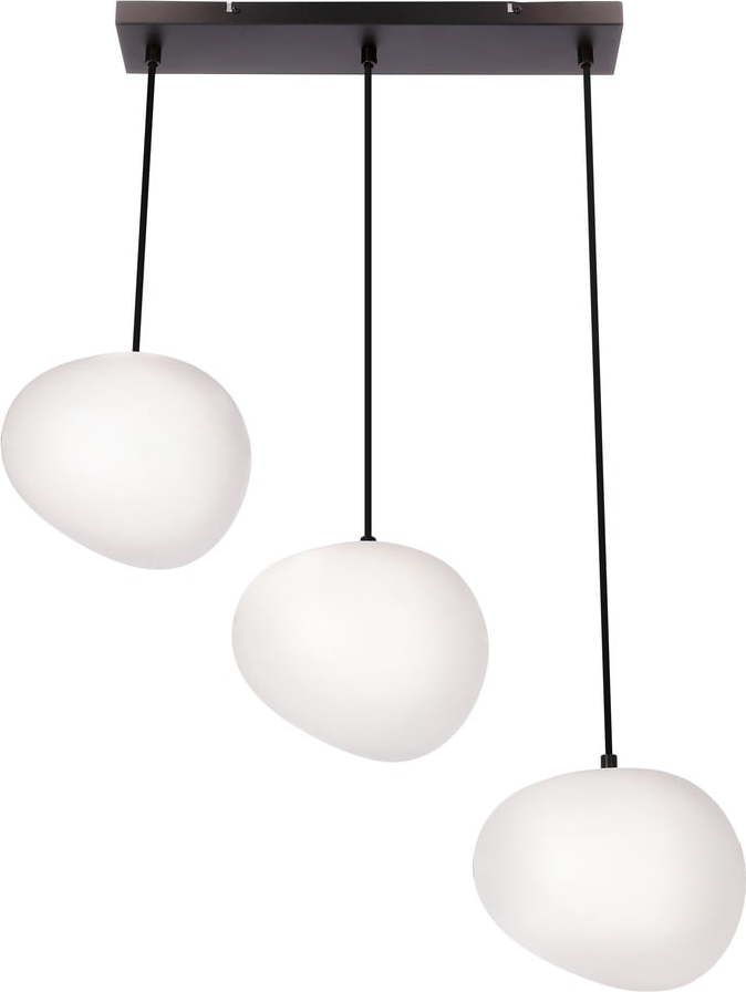 Černo-bílé závěsné svítidlo Stones – Candellux Lighting Candellux Lighting