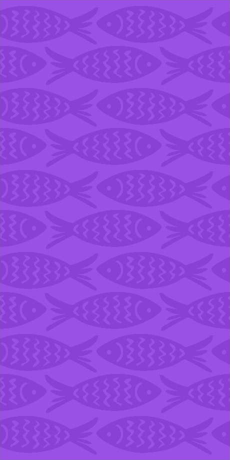 Fialová bavlněná plážová osuška 70x140 cm Fishes – B.E.S. B.E.S.