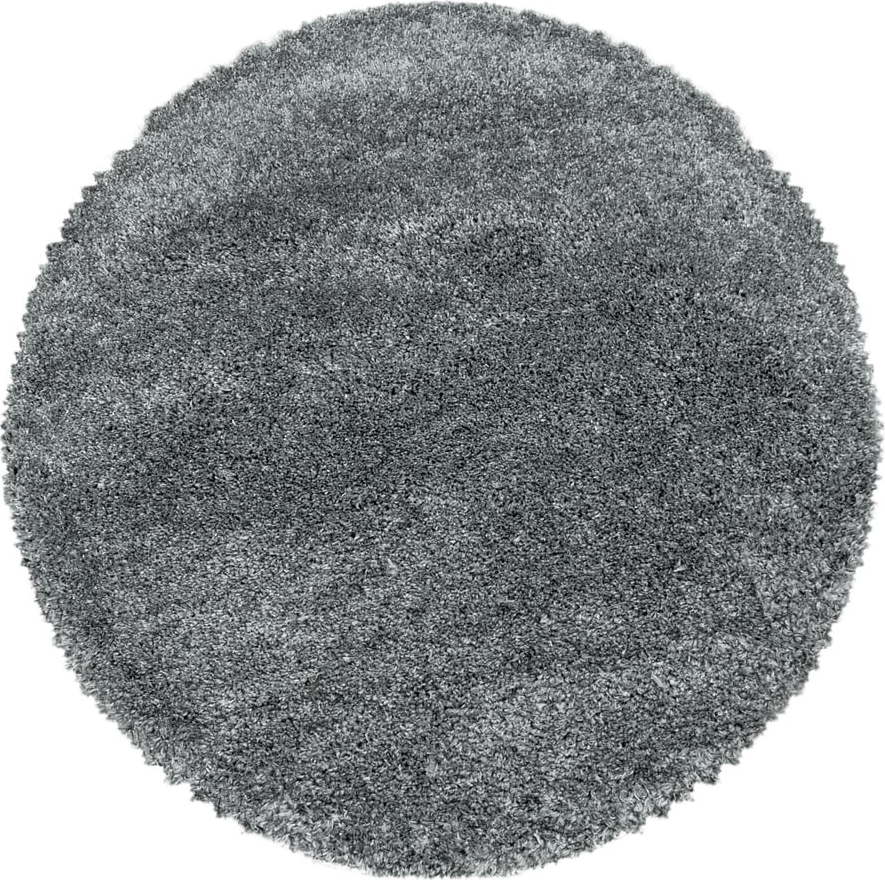 Šedý kulatý koberec ø 80 cm Fluffy – Ayyildiz Carpets Ayyildiz Carpets