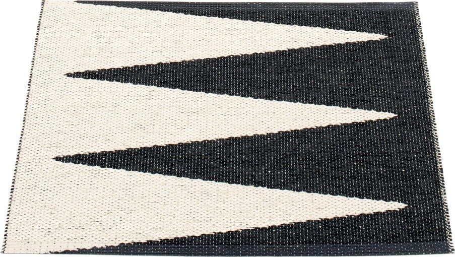 Černo-bílý vnitřní a venkovní koberec 70x60 cm Vivi Black – Pappelina Pappelina