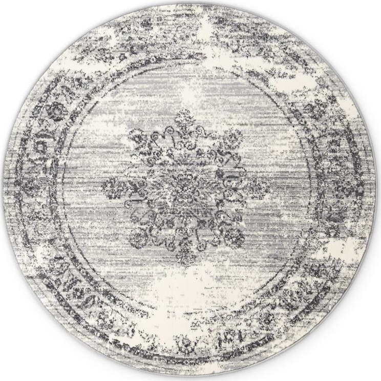 Šedo-krémový kulatý koberec ø 160 cm Gloria Lydia – Hanse Home Hanse Home