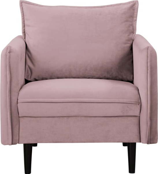 Sametové křeslo v levandulové barvě Juli – Ropez Ropez