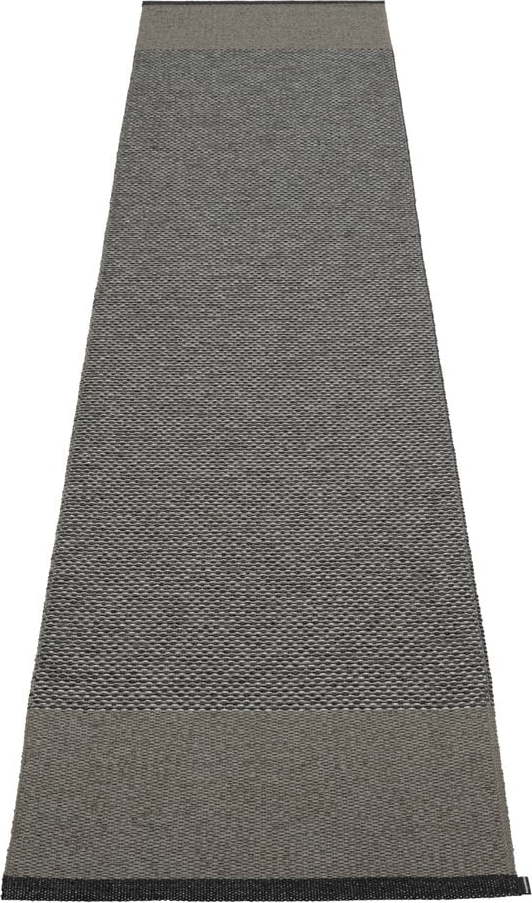 Antracitový vnitřní a venkovní běhoun 70x300 cm Edit Charcoal – Pappelina Pappelina