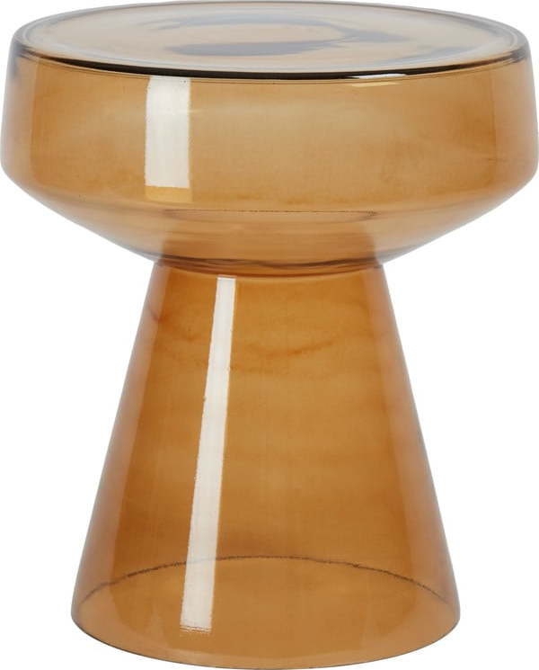 Skleněný kulatý odkládací stolek ø 37 cm Dakwa – Light & Living Light & Living