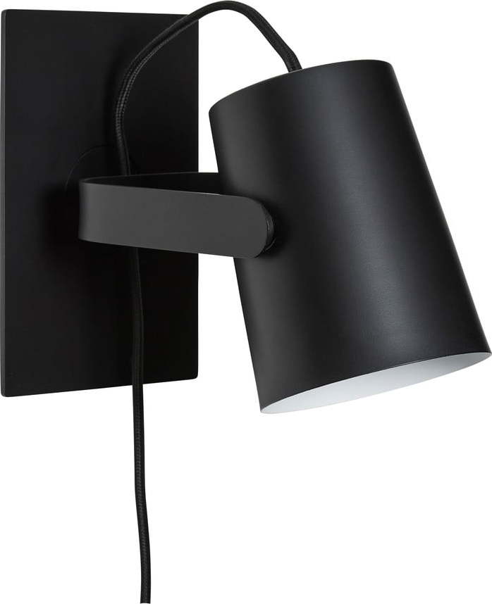 Černé nástěnné svítidlo Ardent – Hübsch Hübsch