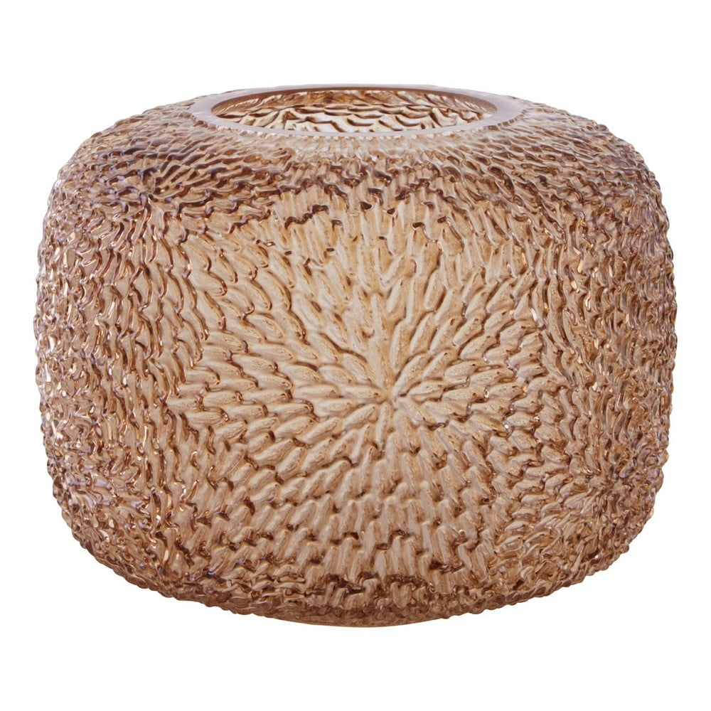 Hnědá skleněná váza Premier Housewares Colbie Premier Housewares