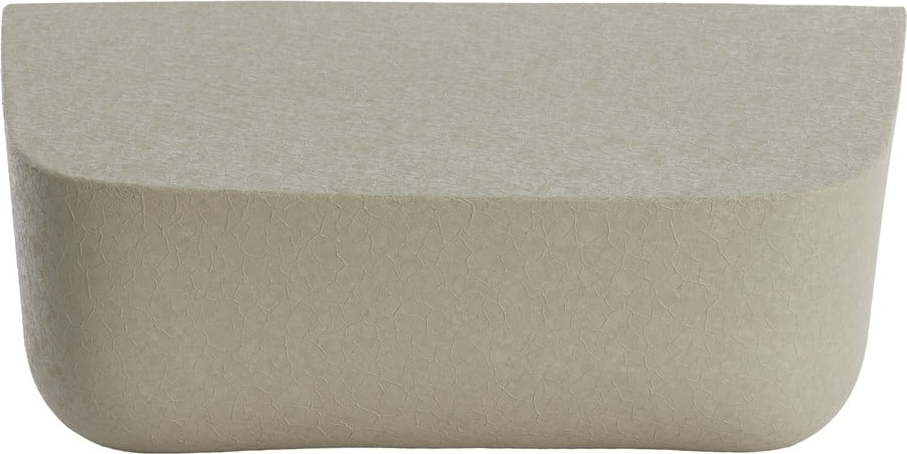 Šedá kovová police 32