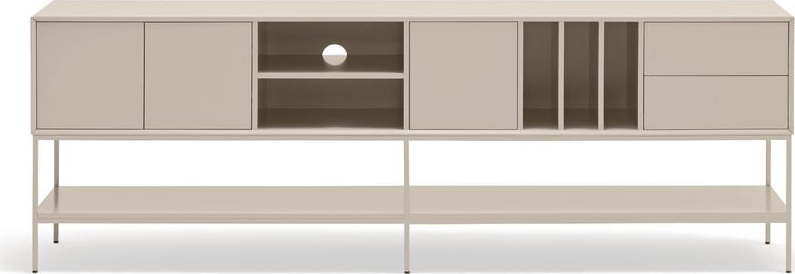 Krémový TV stolek 220x74x45 cm Platt – Teulat Teulat