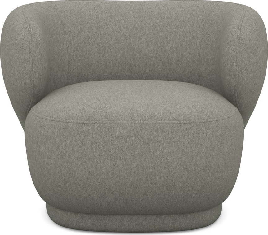 Šedé křeslo Hina – Makamii Makamii