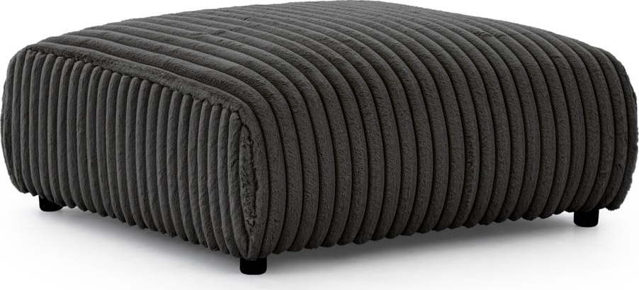 Tmavě šedá manšestrová podnožka Justin – Ropez Ropez