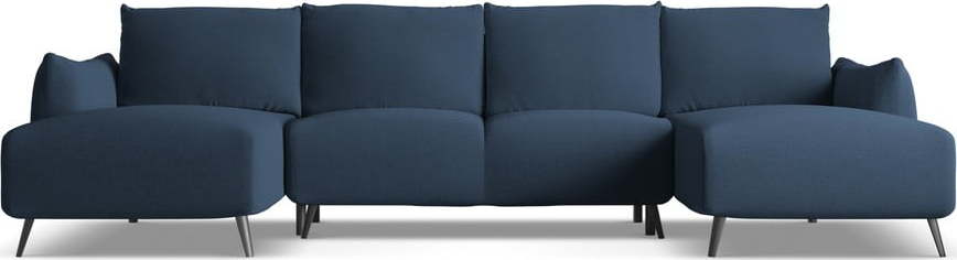 Modrá rohová pohovka Malie – Makamii Makamii