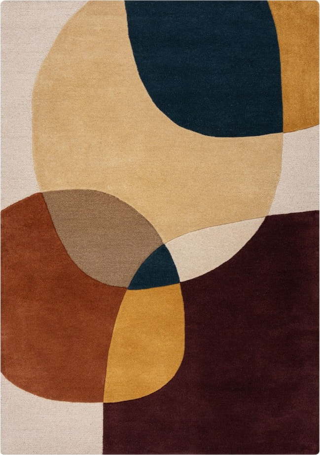 Fialový ručně tkaný vlněný koberec 160x230 cm Glow Purple Multi – Flair Rugs Flair Rugs